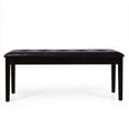 thumbnail image 1 of Giantex Table Bench, PU Leather Bench for End of Bed, Ottoman Bench for Hallway, Bedroom, Dining Room, Brown, 1 of 6
