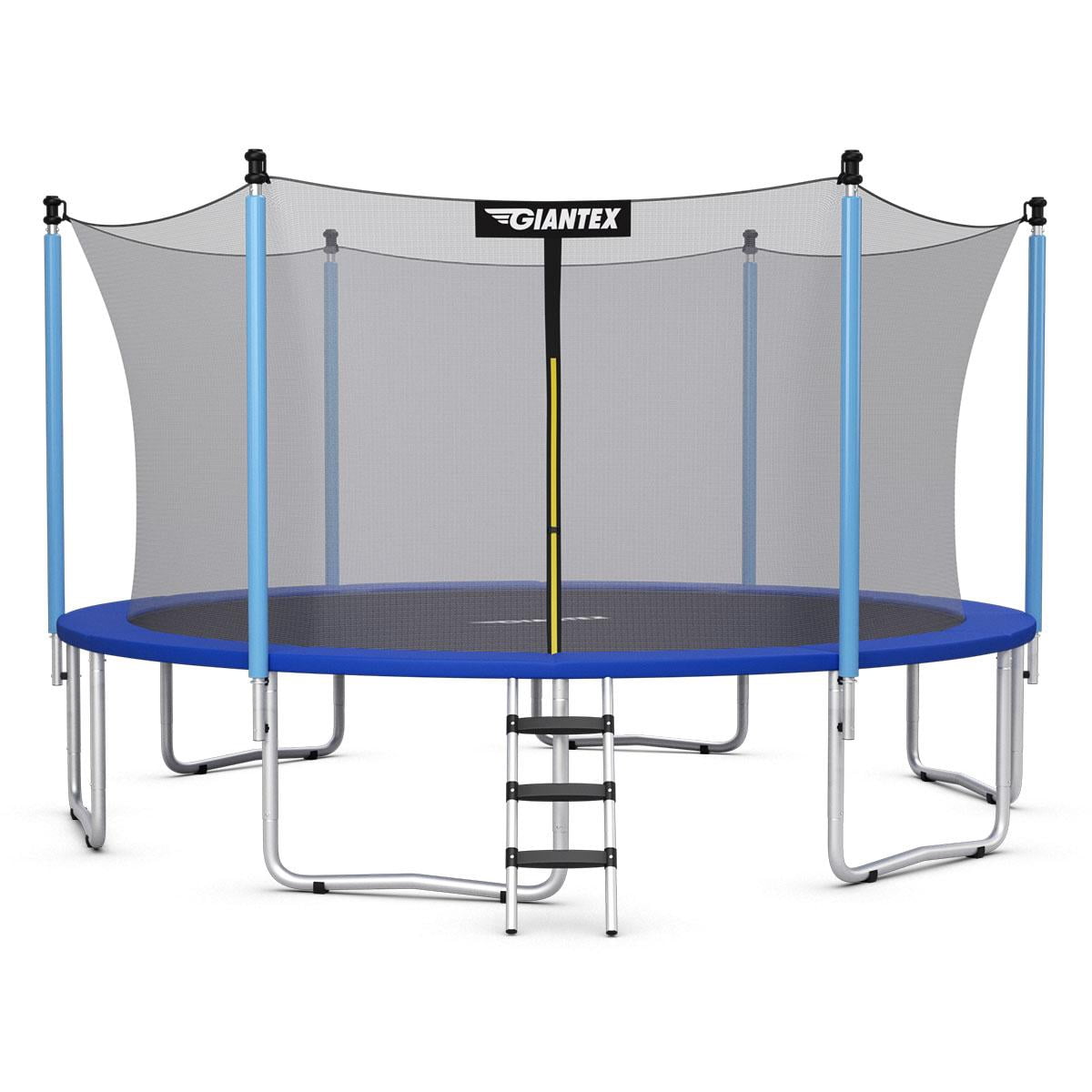 Giantex Trampoline, 12Ft 14Ft 15Ft Outdoor Trampoline with Safety ...