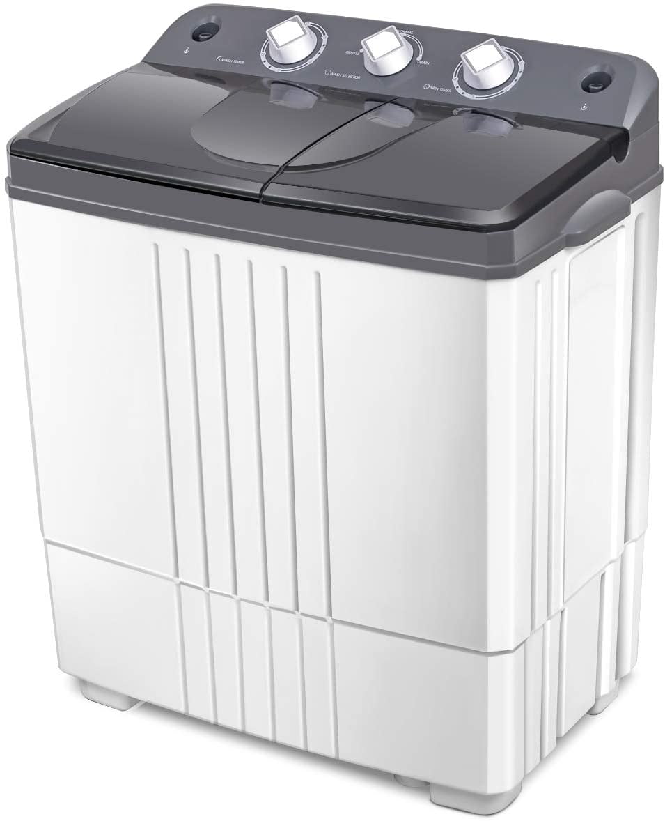 Giantex Washing Machine, Twin Tub Washer and Spinner Combo, 20Lbs