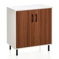 thumbnail image 1 of Giantex Wood Storage Cabinet, Free Standing Sideboard Cabinets w/Doors & Adjustable Shelves, Accent Cabinet, 1 of 6