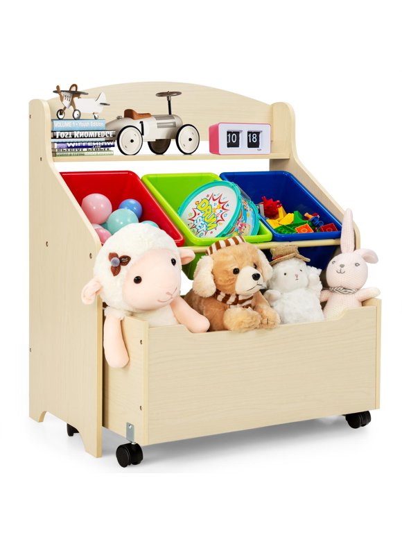 Wood Toy Boxes in Kids Storage