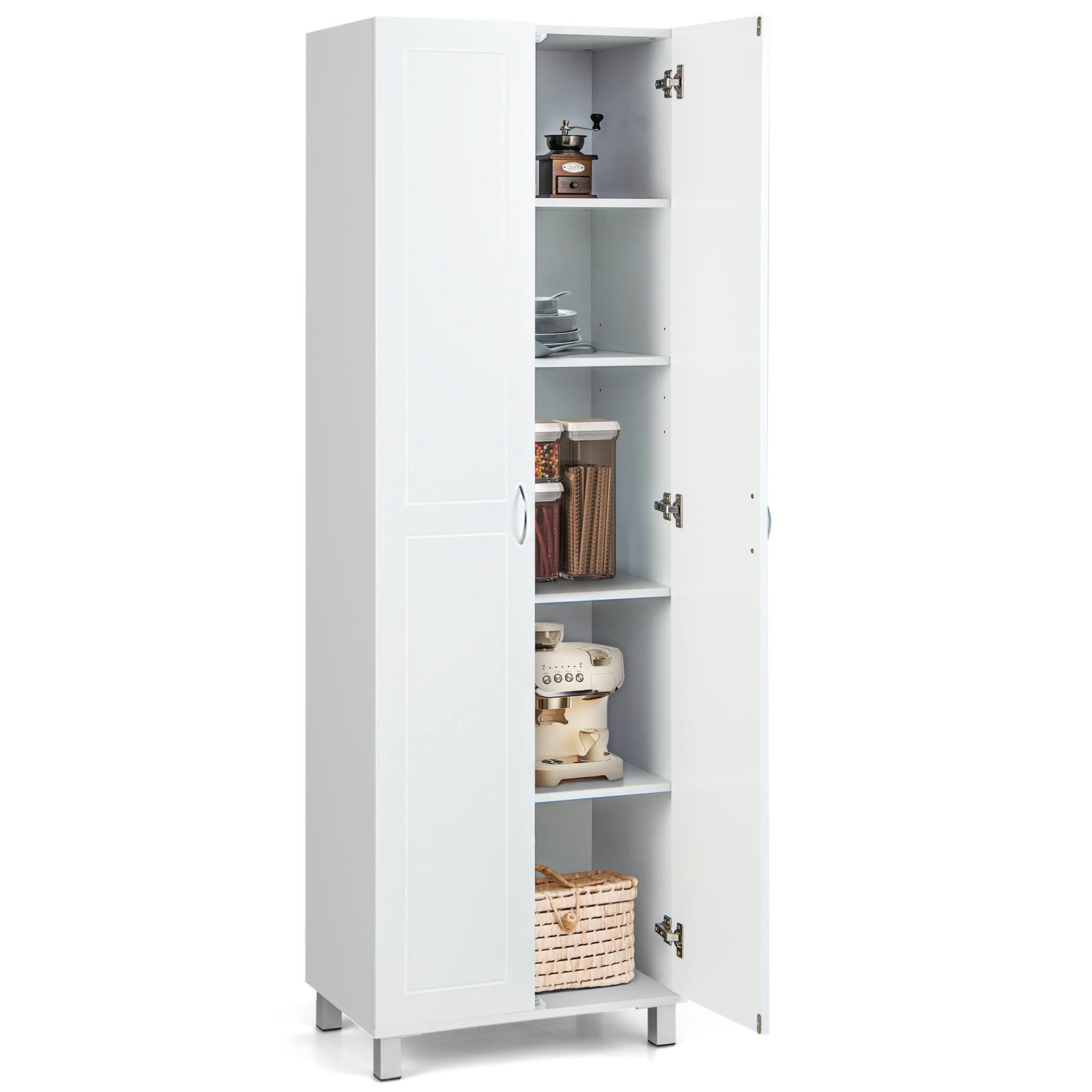 Giantex 6-Tier Bookcase Set Of 2, 70" Tall Wooden Bookshelves, Freestanding Storage With Anti-Tipping Kits, Rustic Brown - View #3
