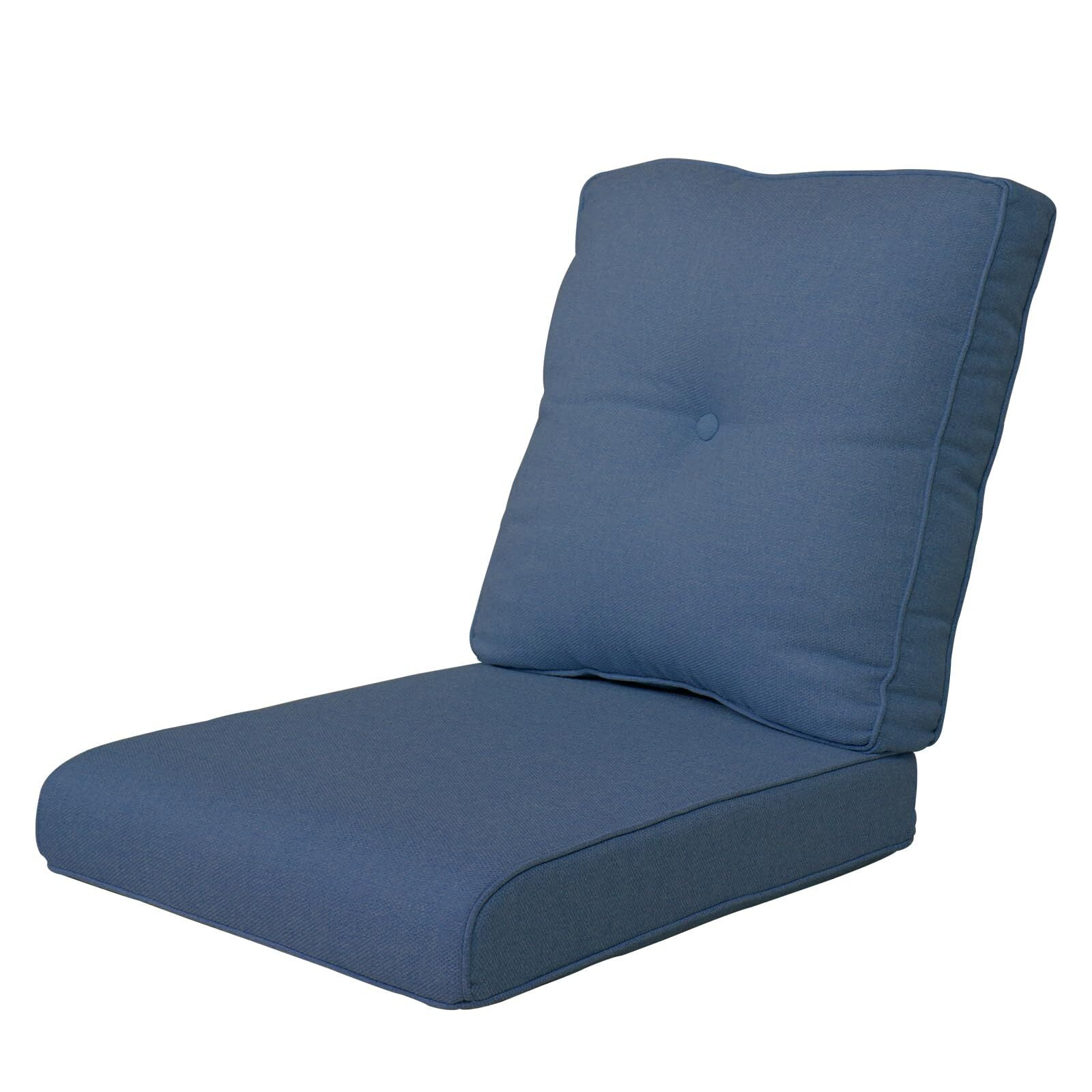Giantfurnni Cushions for Outdoor Furniture Set 22 x 24,Patio Furniture Cushions Waterproof & Fade Resistant Deep Seat Cushion for Wicker Chair, Sofa, Couch