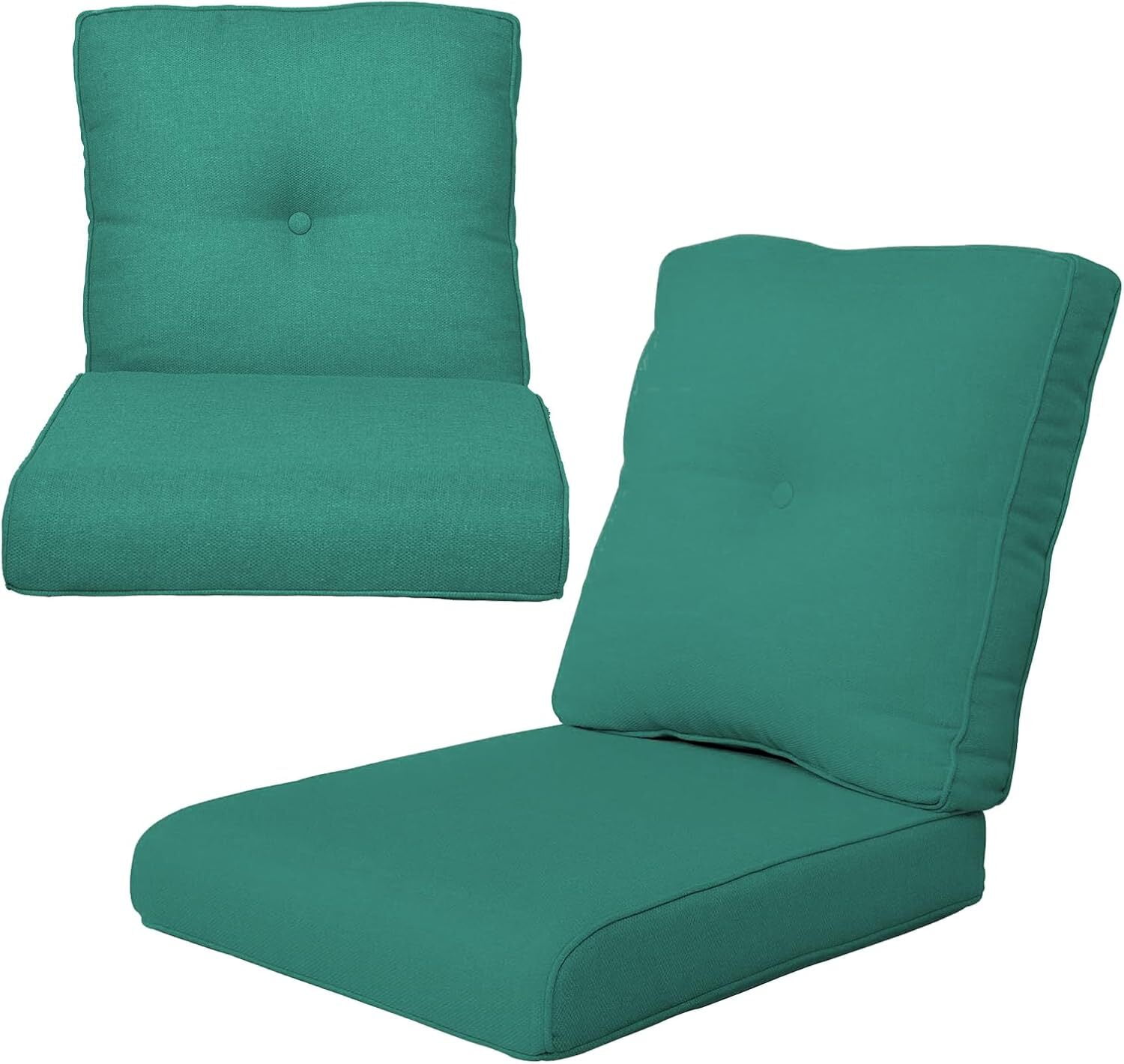Giantfurnni Cushions for Outdoor Furniture Set 22 x 24,Patio Furniture Cushions Waterproof & Fade Resistant Deep Seat Cushion for Wicker Chair, Sofa, Couch