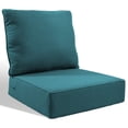 thumbnail image 1 of Giantfurnni Outdoor Deep Seat Cushion 24 X 24 X 6 inch for Patio Furniture, Water Resistant & Fade Resistant Outdoor Seating Cushions, Dark Green, 1 Set, 1 of 10
