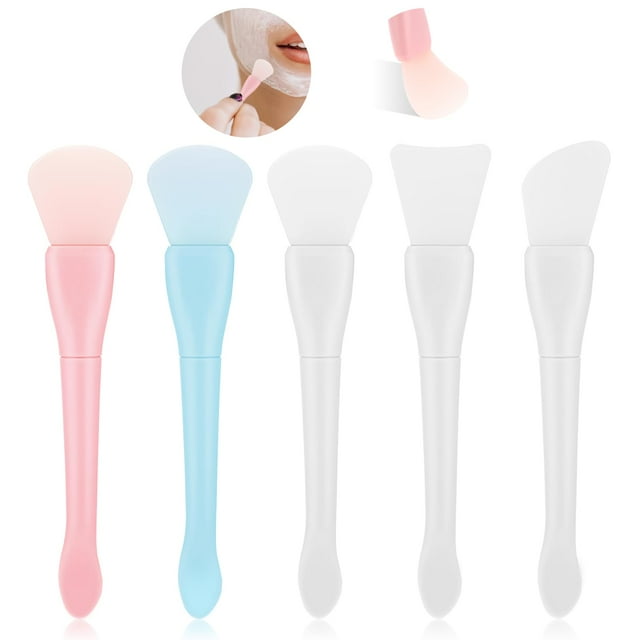Giantree 5 Pcs Silicone Face Mask Brush, Flexible Face Mask Applicator