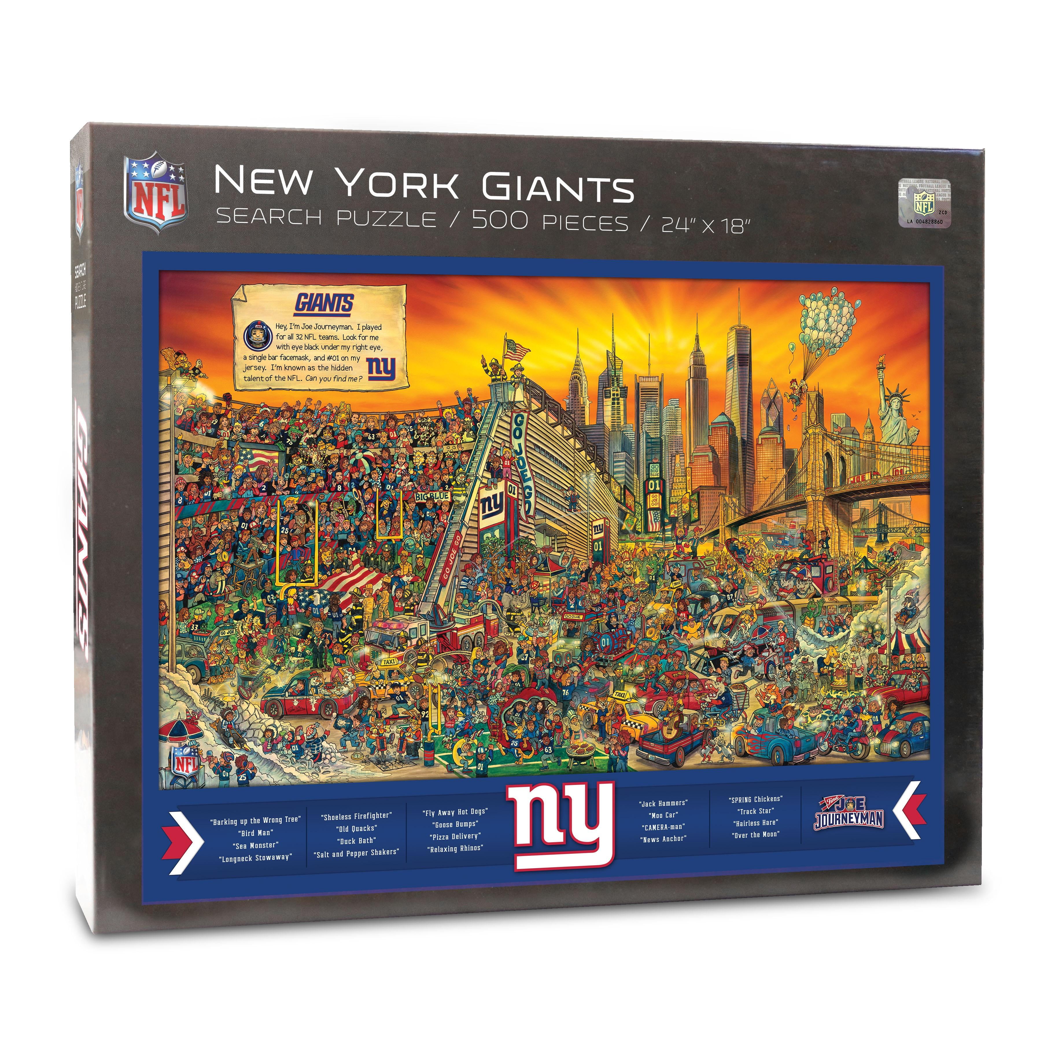 Giants 500-Piece Joe Journeyman Puzzle