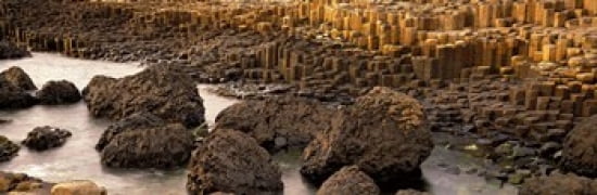 Giants Causeway Antrim Coast Northern Ireland Canvas Art - Panoramic Images (36 x 12)