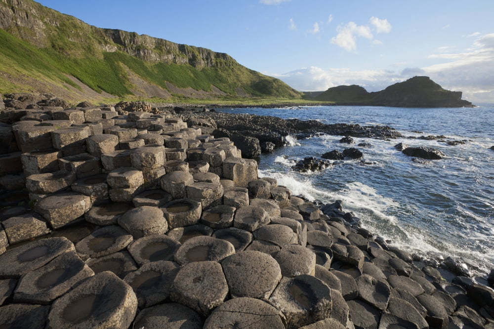 Giants Causeway Antrim Coast Northern Ireland County Antrim Ireland Canvas Art - Carl Bruemmer Design Pics (19 x 12)