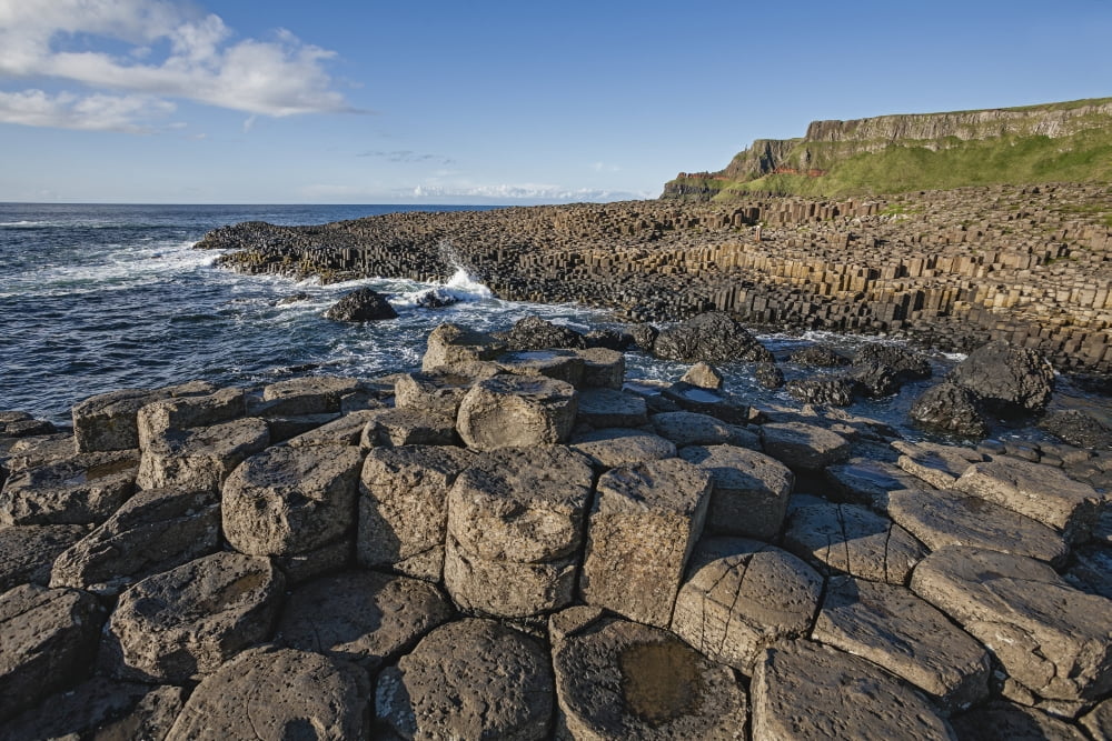 Giants Causeway Antrim Coast Northern Ireland County Antrim Ireland Canvas Art - Carl Bruemmer Design Pics (38 x 24)