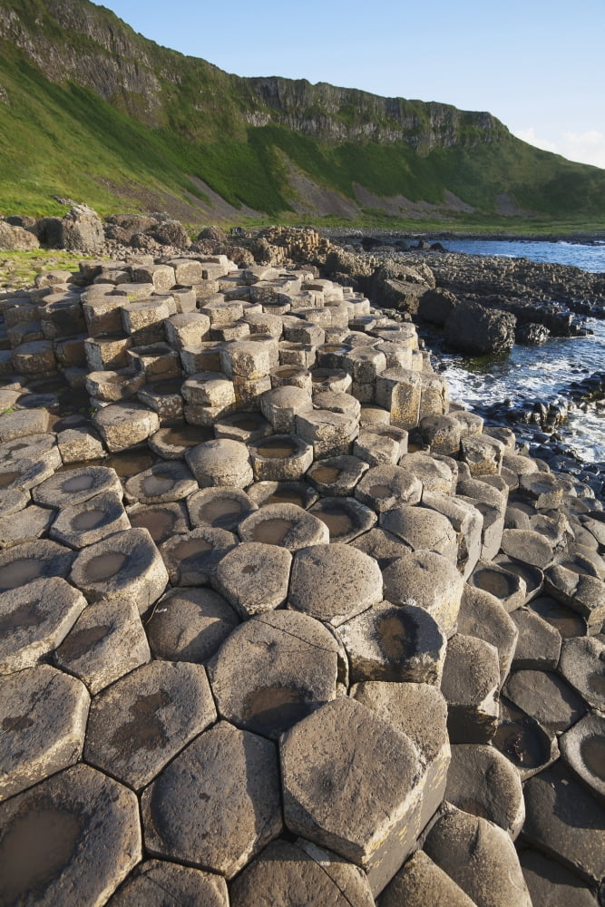 Giants Causeway County Antrim Ireland Canvas Art - Carl Bruemmer  Design Pics (24 x 38)