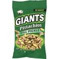 thumbnail image 1 of Giants Go Naked Pistachios, Bold Dill Flavor, No Shell, 3 Ounce Pouch, 1 of 2