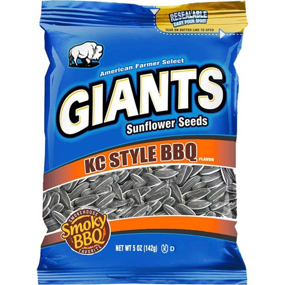 GIANTS KC STYLE BBQ SUNFLOWER SEEDS 5OZ