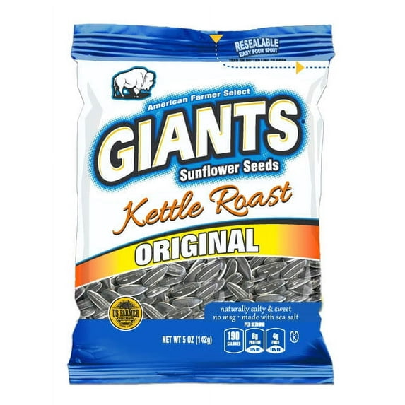Giants Kettle Roasted Original Sweet & Salty Sunflower Seeds, 5 Oz