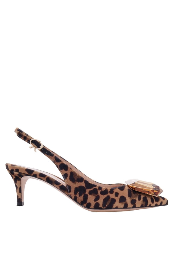Jaipur 55 Leopard Print Pumps, Brand Size 35 ( US Size 5 )