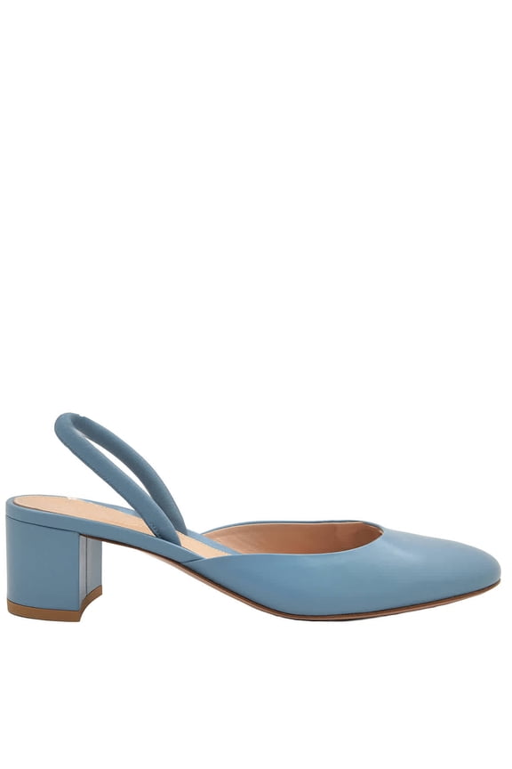 Tivoli Leather Slingback Pumps, Brand Size 36 ( US Size 6 )