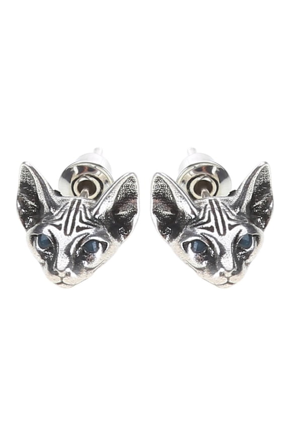 Hypoallergenic Punk Cats Earrings Gothic Cool Earrings Unisex Fashion Jewelry