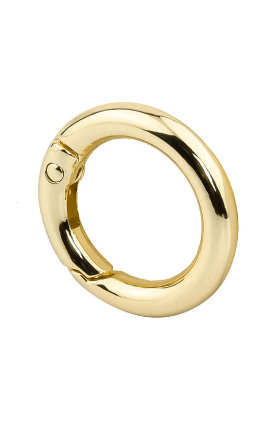 10 Pieces Alloy Open Rings Metal O Ring Spring Clasps DIY Keychain Parts