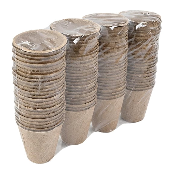 Giaone 100Pcs Safe Round Nursery Cups Without Drainage Holes For Home Planting