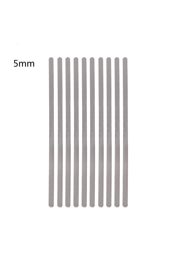 10Pieces for Stainless Steel Bangle Blanks Cuff Bracelet for Making Gift
