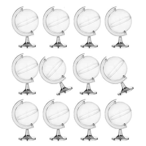 Giaone 12pcs Elegant Mini Globe Candy Jar Suitable For Parties And Home Decoration
