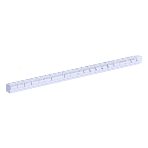 Giaone 15cm/20cm/30cm Plastic Ruler Portable Mathematics Ruler for Artists Designers