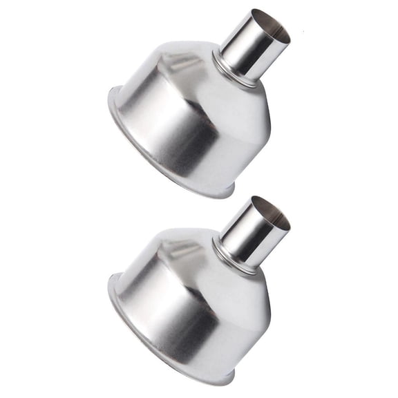 Giaone 2 Pack Easy Stainless Steel Funnel with Seamless Construction Suitable for Quick Maintenance in Any Setting
