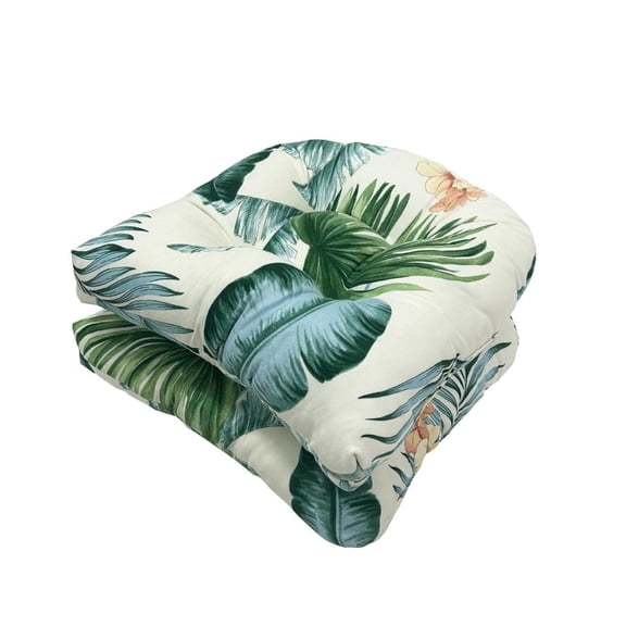 Giaone 2 Pack U Shape Outdoor Cushions For Patio Furniture With Polyester Fill