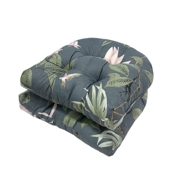 Giaone 2 Pack U Shape Outdoor Cushions For Patio Furniture With Polyester Fill
