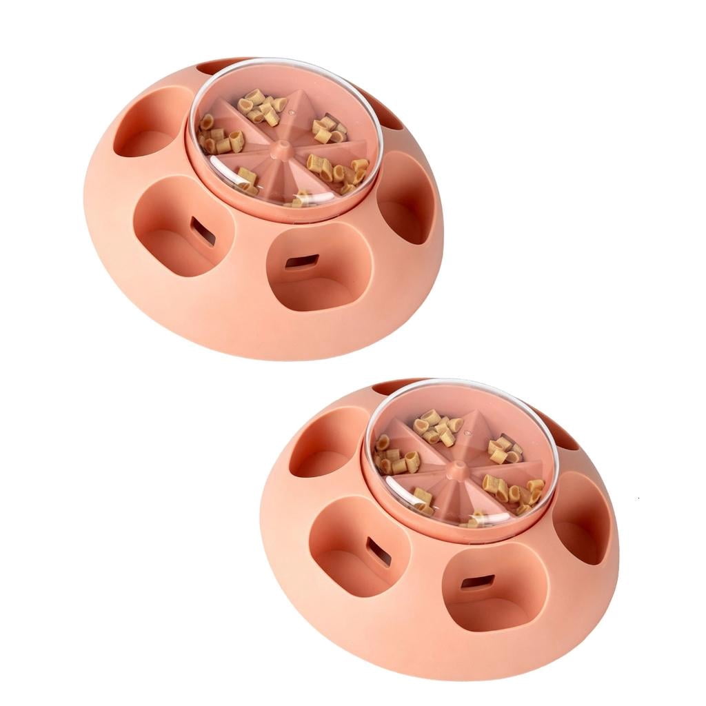 Giaone 2 Pieces ABS Slow Feeder Puzzle Toy That Challenges Your Dog’s Cognitive Abilities