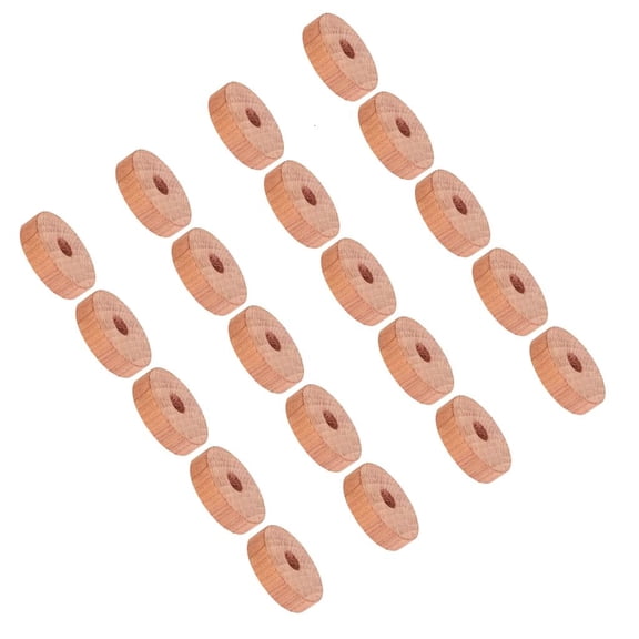Giaone 20 Pieces Cedar Wood Deterrents for Clothing and Footwear Storage