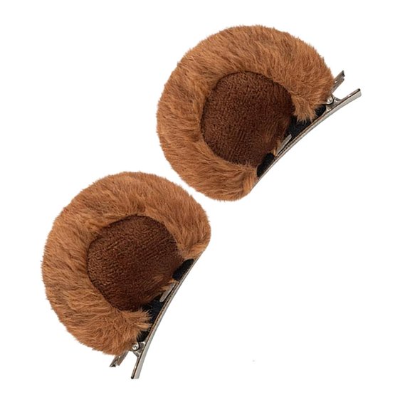 Giaone 2000s Trend Bear Ear Hair Clip for and Themed Parties Headpiece for Photo Studio Photo Props