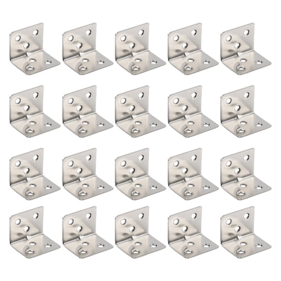 Giaone 20Pcs Heavy Duty Joint Right Angled Support for Wood, L Shape ...