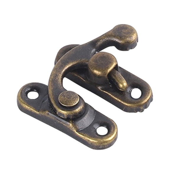 Giaone 29mm x 33mm Antique for Latch Hook Hasp Right Swing Arm for Latch Plated Bronze