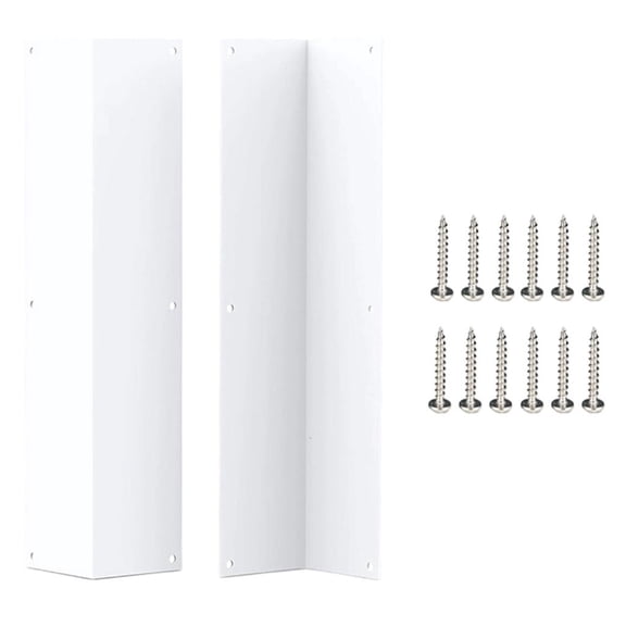 Giaone 2Pcs Outdoor Metal Corner Guards Siding Corner Guards Protector Enduring