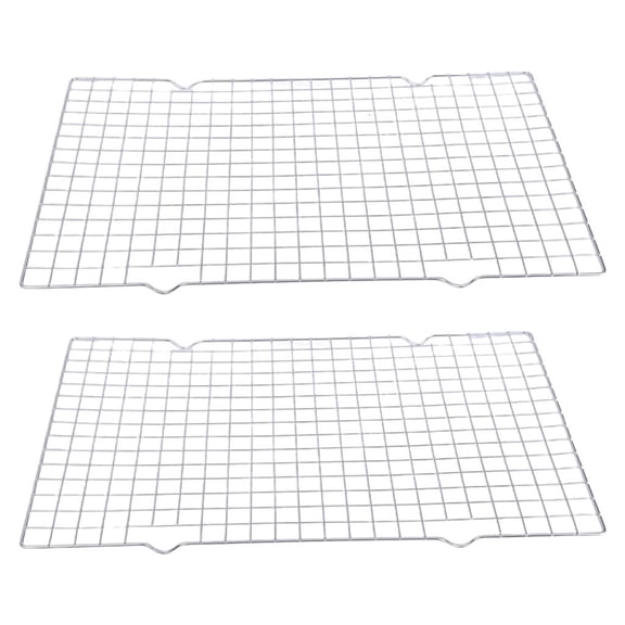 Giaone 2Pieces Extra Large Baking Rack Stainless Steel Barbecue Rack Grilling Tray