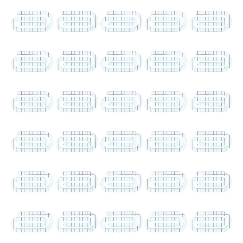 Giaone 30Pcs Heat Transfer Acrylic Clips Sublimation Paper Clamps For Craft Project