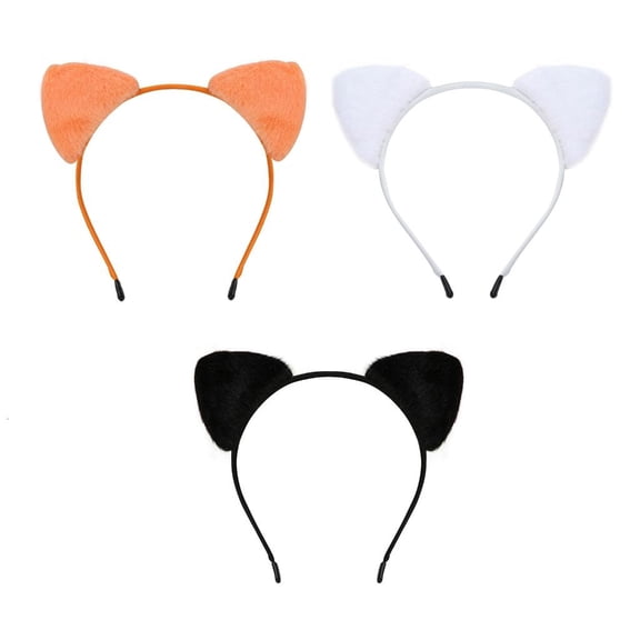 Giaone 3Pcs Comfortable Shaped Hair Band Girls Gentle Fabric Hair Ornaments