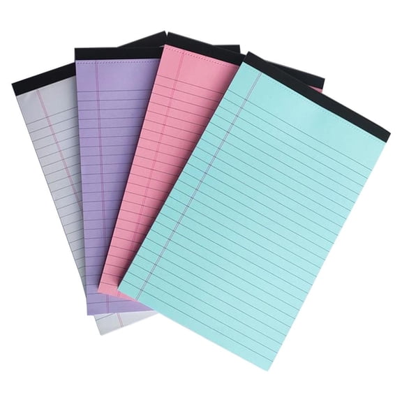 Giaone 4 Pcs 50 Sheets A 4 A 5 Note Pad Multifunctional Writing Pad Lined Note Paper