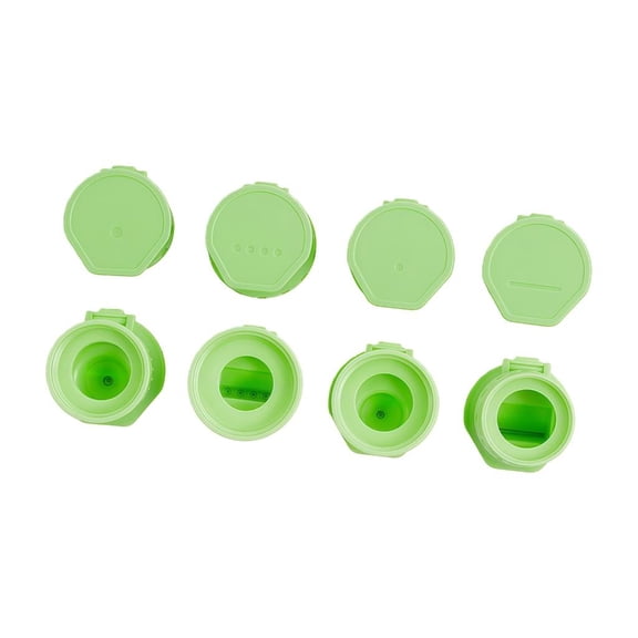 Giaone 4 Piece Compacts Sauce Squeeze For Condiment Dispensing Precise Control Top Screw Cap Replacement