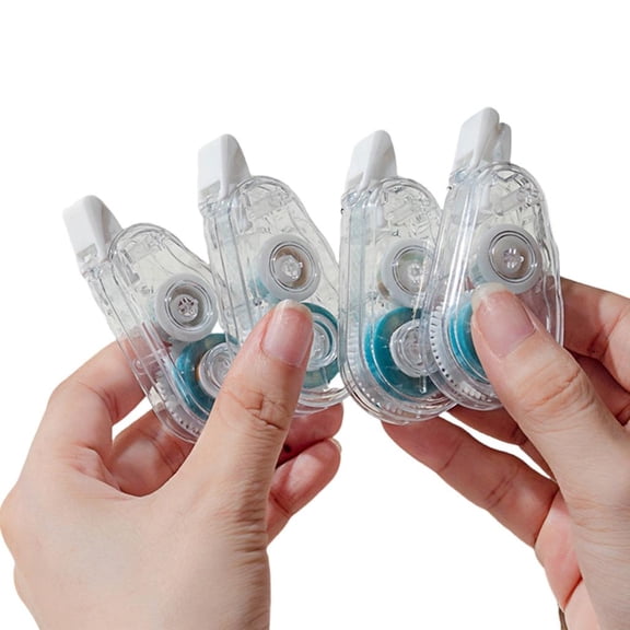 Giaone 4 Pieces Adhesive Roller for Scrapbooking Practical Double Sided Tape Roller