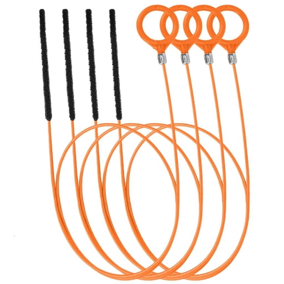 Giaone 4PCS Drain Cleaner Snake Clog Remover Heavy Duty Bathroom Kitchen Pipe Cleaner