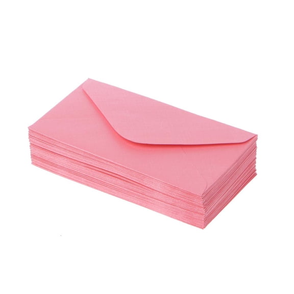 Giaone 50Pcs Colorful Envelopes Set 6x10cm for Mail Letter Postcard Invitation
