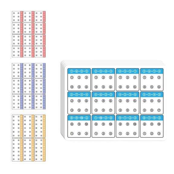 Giaone 6 Pcs Visual Tracking Training Cards Preschool Classroom Teaching Supplies