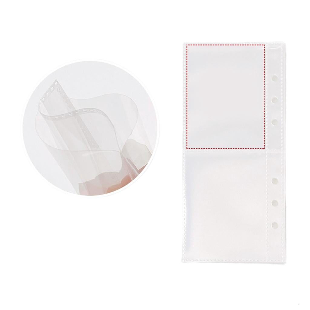 Giaone 6 Rings PVC Card Folder Covers Water Resistant 6 Hole Photo ...