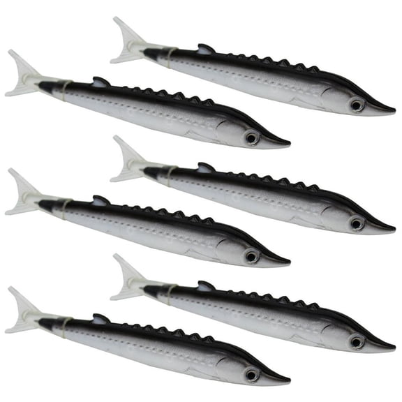 Giaone 6Pcs Novelty Fish Shape Ballpoint Pen Funny Ballpoint Pen Funny Writing Pen