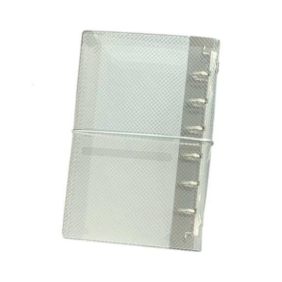 Giaone A6/A7 Three Fold Flip Binders Cover Binders Folder Clear Notebook Cover