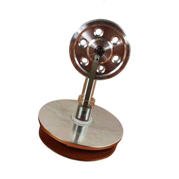 Giaone Amazing Low Temperature Stirling Engine Model Aluminum Physics Teaching Tool