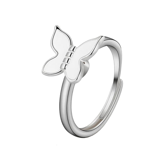 Giaone Anti Anxiety Rings For Women Men Fidget Spinner Adjustable Stacking Worry Ring