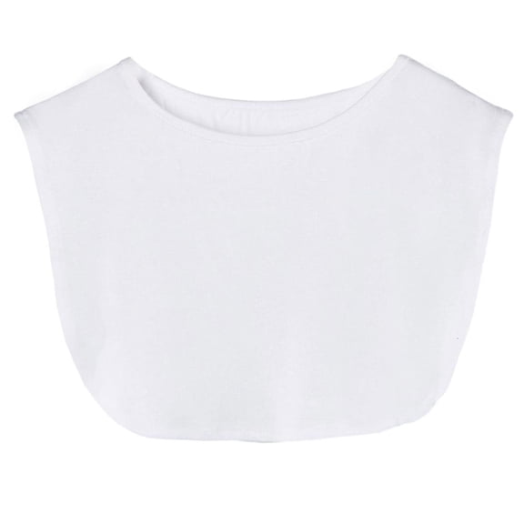 Giaone Antiexplosion Low Cut Dress Faux Collar Insert Modesty Cover For Women Blouse